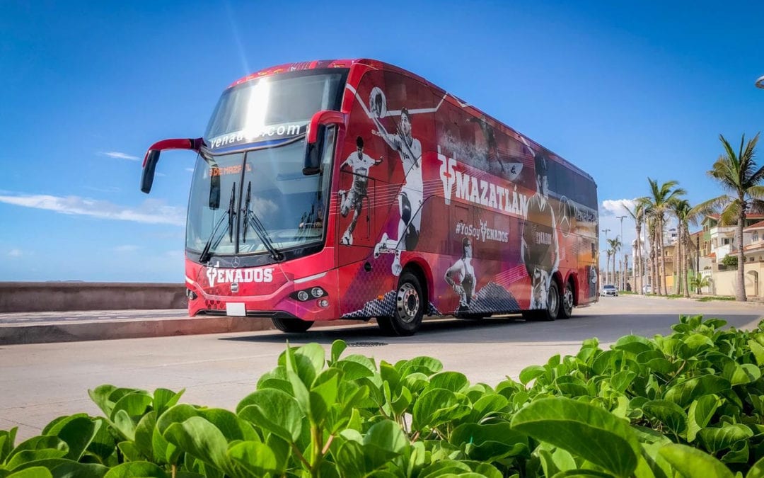 ¡Llega a #TerritorioVenados autobús de lujo Mercedes Benz!